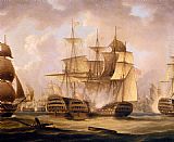 Cape Canvas Paintings - The Battle Of Cape St. Vincent, February 14, 1797, The San Nicolas And The San Josef